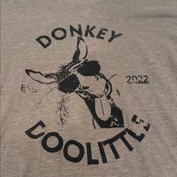 Brown Graphic Donkey T-Shirt with Donkey Print - Picture 2 of 3